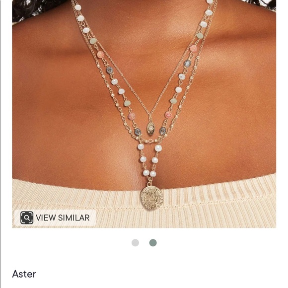 Aster Calix Layered Necklace - OS - Picture 2 of 9